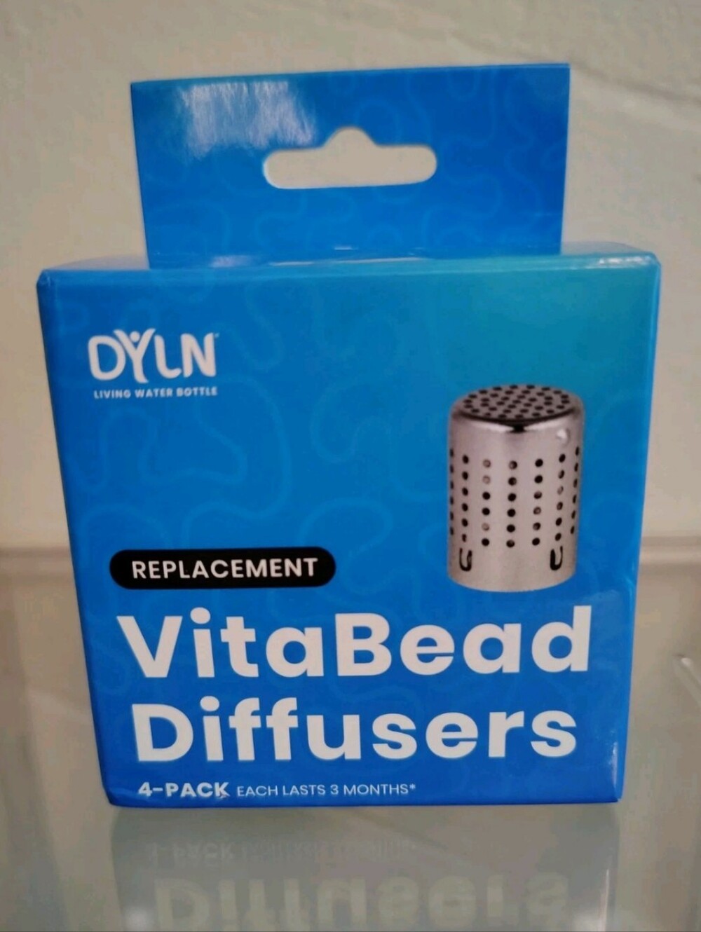 Extra VitaBead Diffuser (4-Pack) for The DYLN Living Alkaline Water Bottle